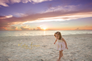 Naples Beaches at Sunset Child Photographer Naples FL