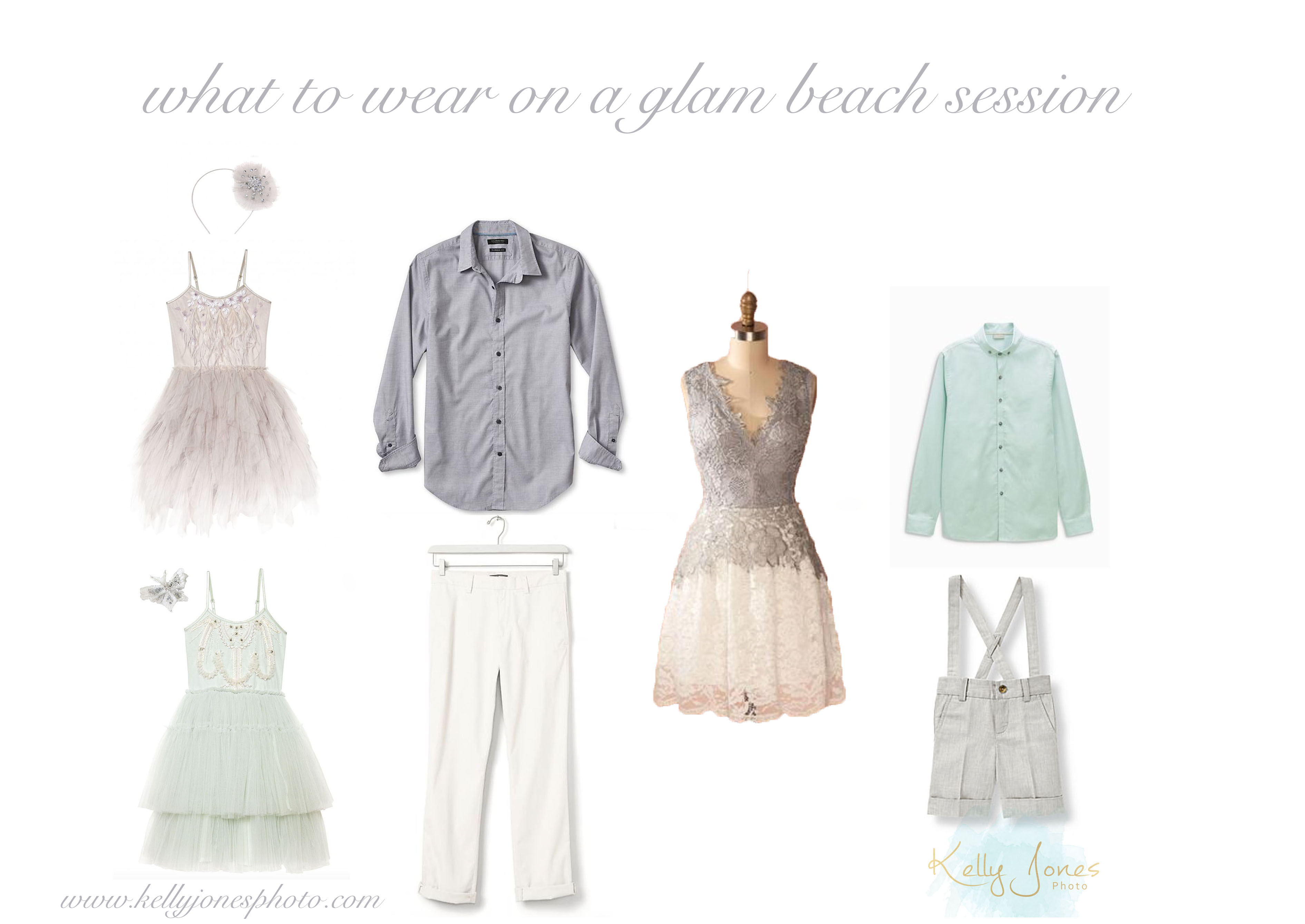 What to wear on a family session, Naples Beach session