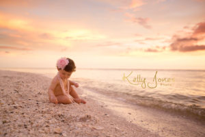 First Birthday Beach Session Naples Photographer Kelly Jones