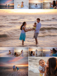 First Birthday Beach Session in Naples, FL with Kelly Jones