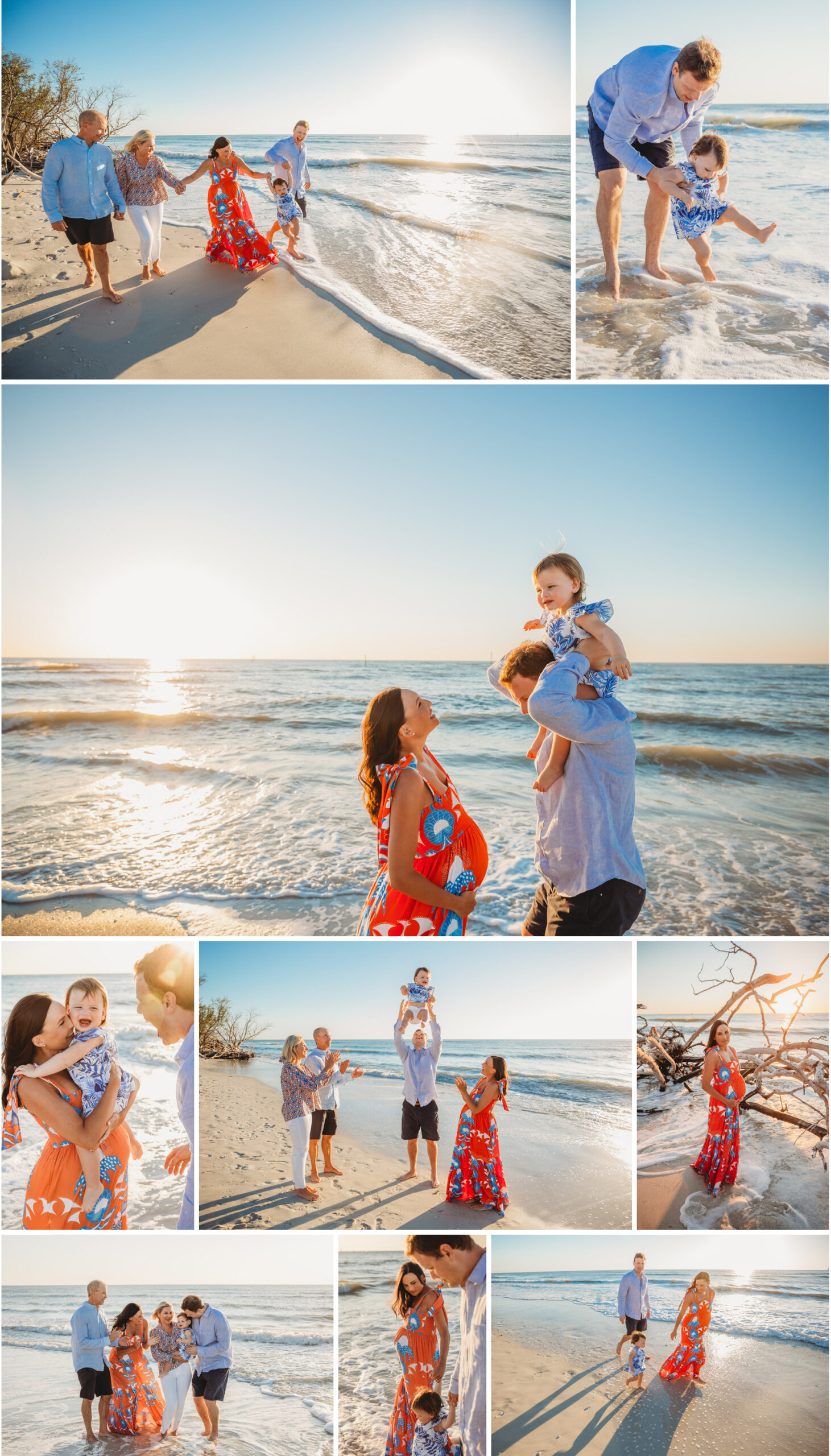 Maternity Session on the beach in Naples, Florida