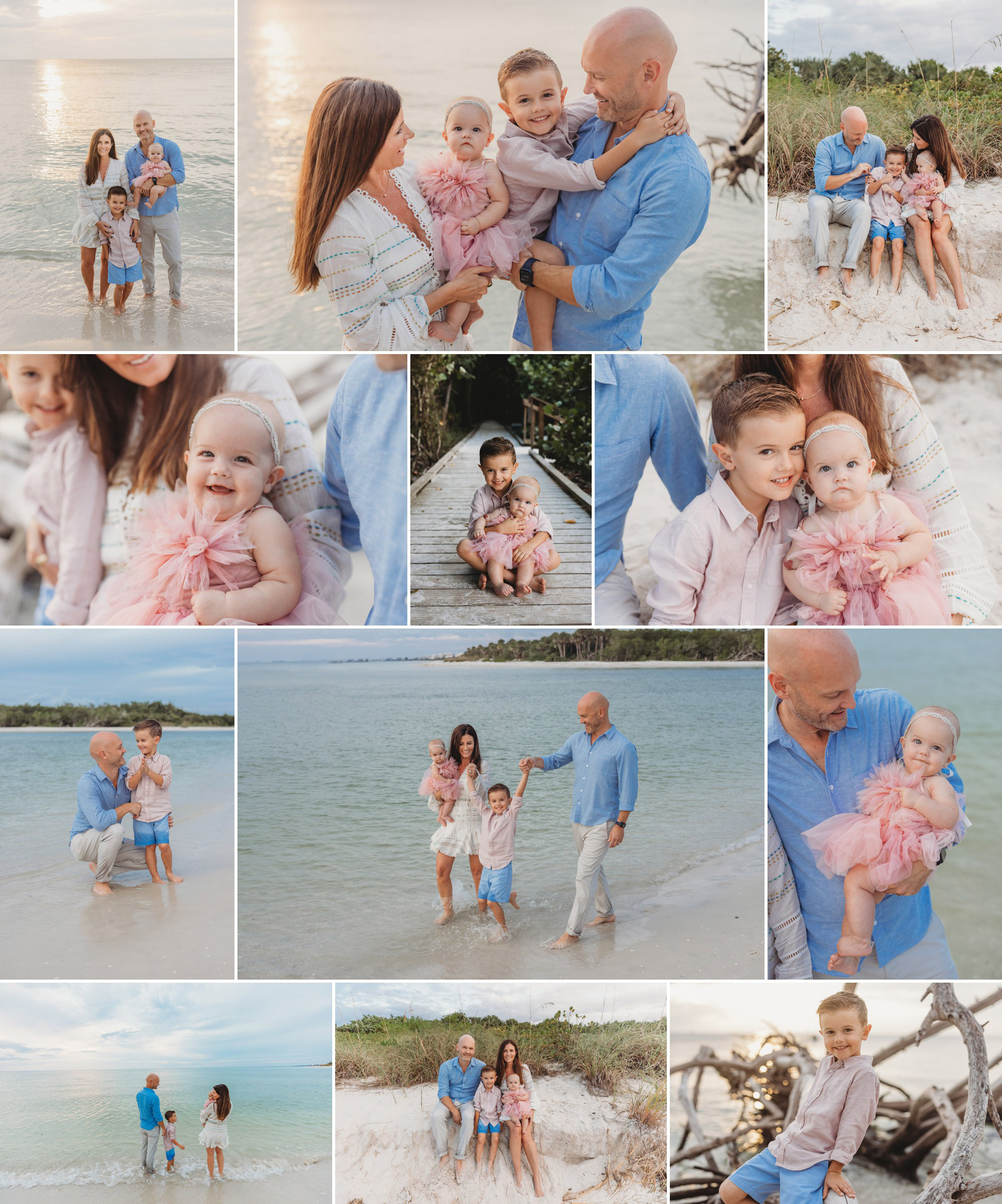 First Family Photo Session on the Beach in Florida